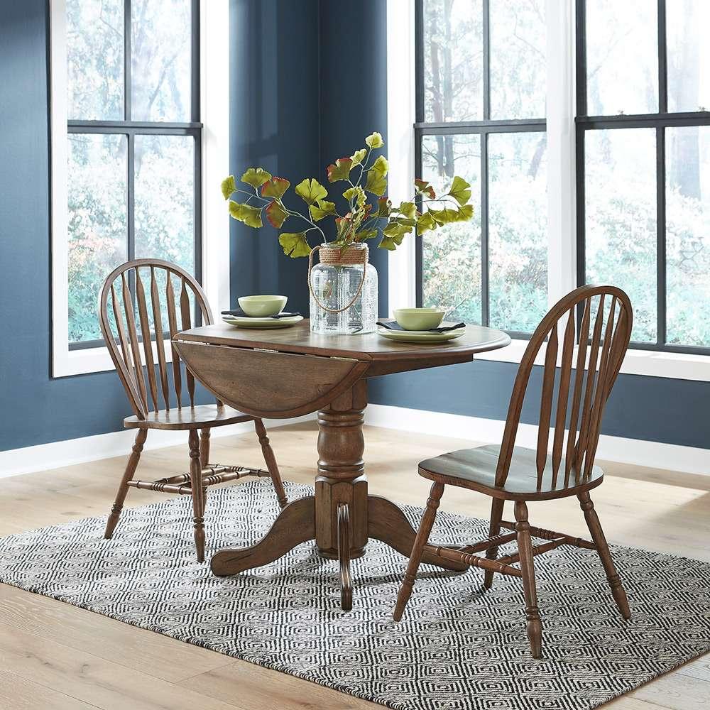 Liberty Furniture - Carolina Crossing 3 Piece Drop Leaf Set  - 186-CD-3DLS veiw 1