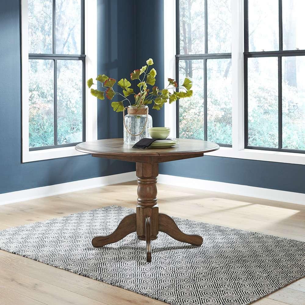Liberty Furniture - Carolina Crossing 3 Piece Drop Leaf Set  - 186-CD-3DLS veiw 3
