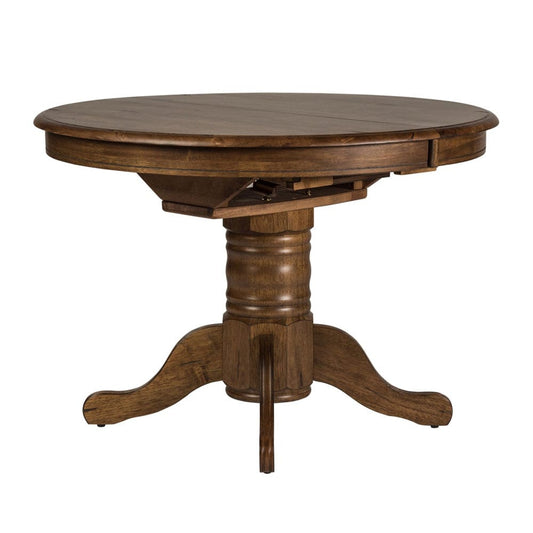 Liberty Furniture - Carolina Crossing - 3 Piece Round Table Set in Brown - 186-CD-3ROS view 2