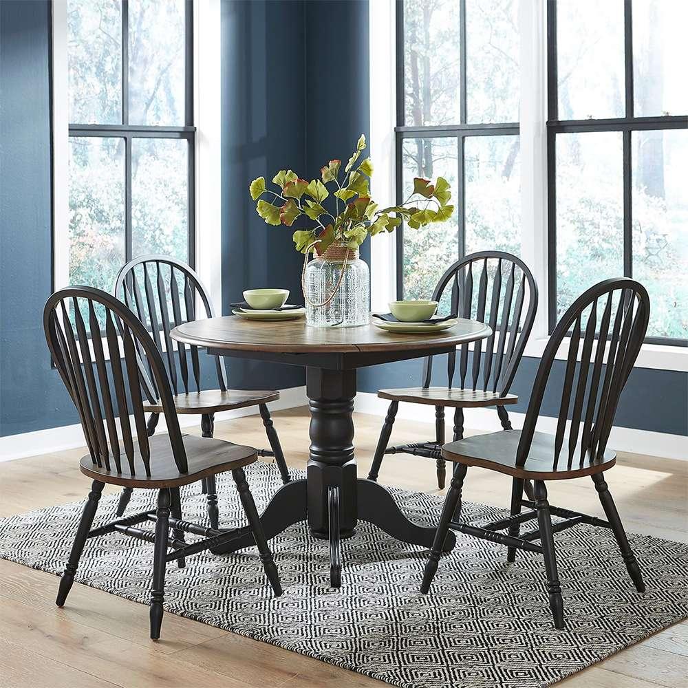 Liberty Furniture - Carolina Crossing 5 Piece Drop Leaf Set  - 186B-CD-5DLS veiw 1