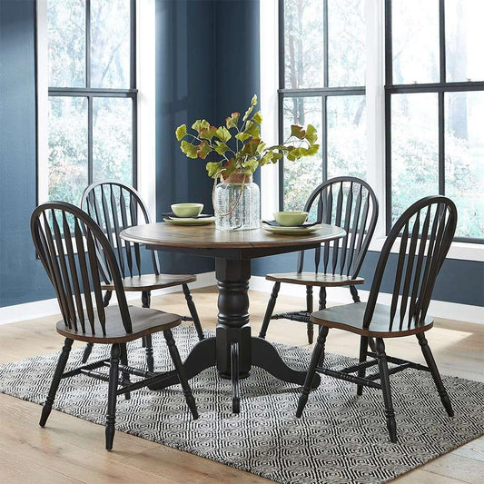 Liberty Furniture - Carolina Crossing 5 Piece Drop Leaf Set  - 186B-CD-5DLS veiw 1