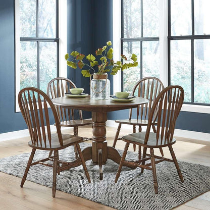 Liberty Furniture - Carolina Crossing 5 Piece Drop Leaf Set  - 186-CD-5DLS veiw 1