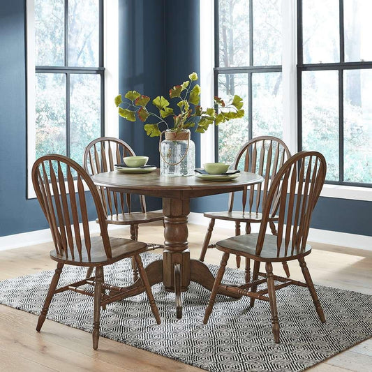 Liberty Furniture - Carolina Crossing 5 Piece Drop Leaf Set  - 186-CD-5DLS veiw 1