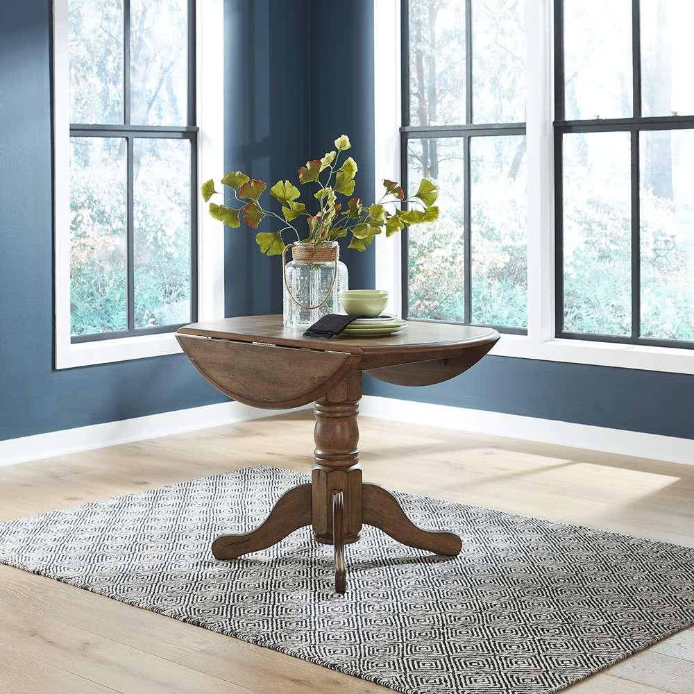 Liberty Furniture - Carolina Crossing 5 Piece Drop Leaf Set  - 186-CD-5DLS veiw 3