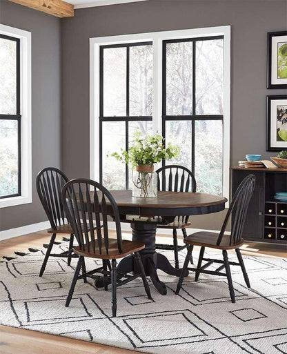 Liberty Furniture - Carolina Crossing 5 Piece Pedestal Table Set  - 186B-CD-5PDS veiw 1