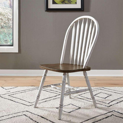 Liberty Furniture - Carolina Crossing 5 Piece Pedestal Table Set  - 186W-CD-5PDS veiw 2