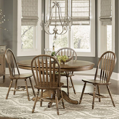 Liberty Furniture - Carolina Crossing 5 Piece Pedestal Table Set - 186-CD-5PDS veiw 1