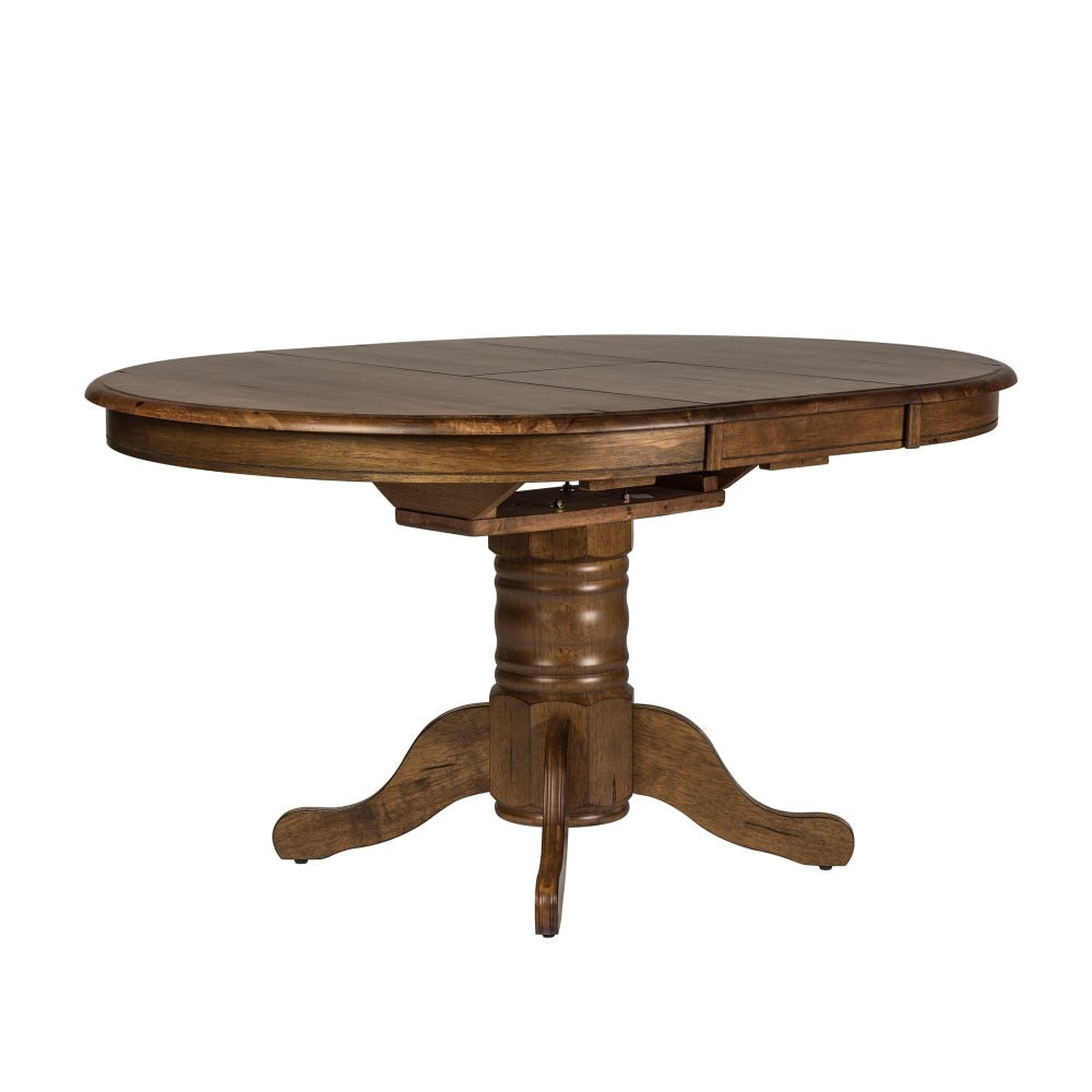 Liberty Furniture - Carolina Crossing 5 Piece Pedestal Table Set - 186-CD-5PDS veiw 4