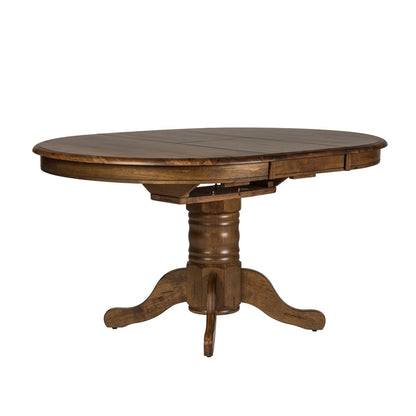 Liberty Furniture - Carolina Crossing 5 Piece Pedestal Table Set - 186-CD-5PDS veiw 4