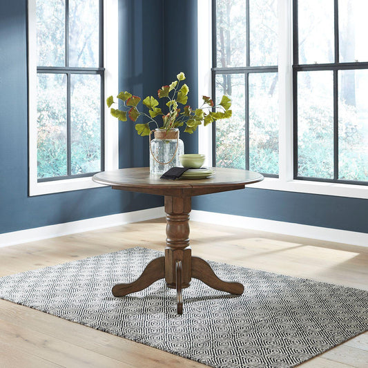 Liberty Furniture - Carolina Crossing Drop Leaf Table in Antique Honey - 186-CD-DLT veiw 1