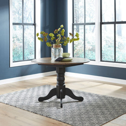Liberty Furniture - Carolina Crossing - Drop Leaf Table Set in Black - 186B-CD-DLT view 1