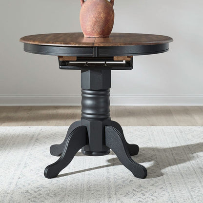 Liberty Furniture - Carolina Crossing - Gathering Table Set in Black - 186B-CD-GTS view 2