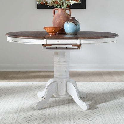 Liberty Furniture - Carolina Crossing - Gathering Table Set in White - 186W-CD-GTS view 1