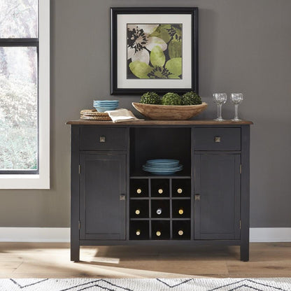 Liberty Furniture - Carolina Crossing Server- Black - 186B-SR4836 veiw 1