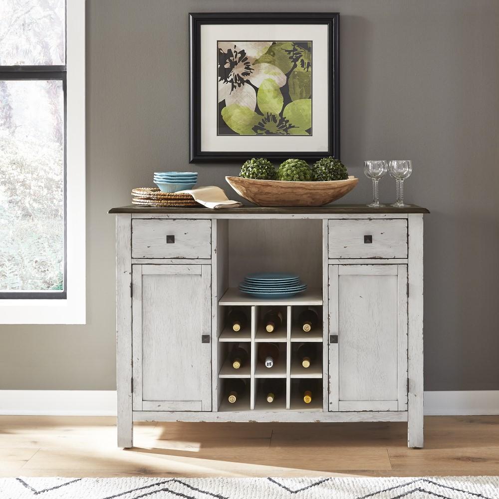 Liberty Furniture - Carolina Crossing Server- White - 186W-SR4836 veiw 1