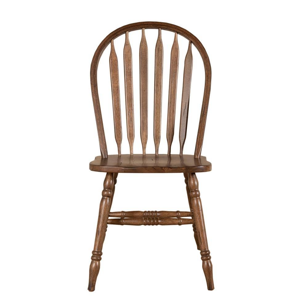 Liberty Furniture - Carolina Crossing Windsor Side Chair in Antique Honey - 186-C1000S veiw 3