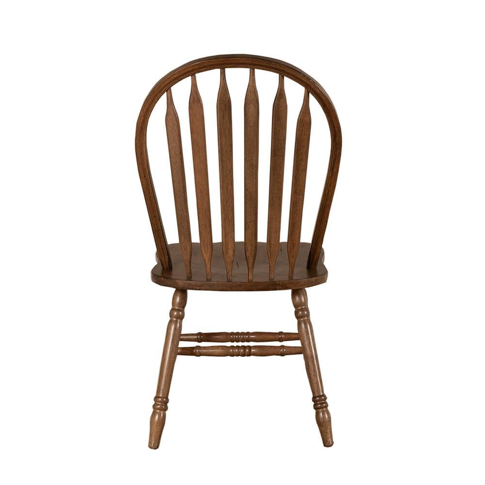 Liberty Furniture - Carolina Crossing Windsor Side Chair in Antique Honey - 186-C1000S veiw 6