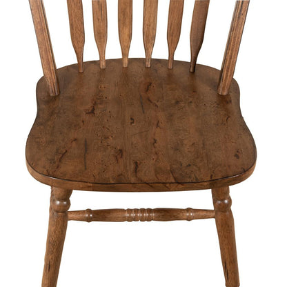 Liberty Furniture - Carolina Crossing Windsor Side Chair in Antique Honey - 186-C1000S veiw 8