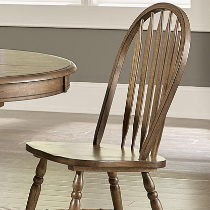 Liberty Furniture - Carolina Crossing Windsor Side Chair (Set of 2) - 186-C1000S veiw 3