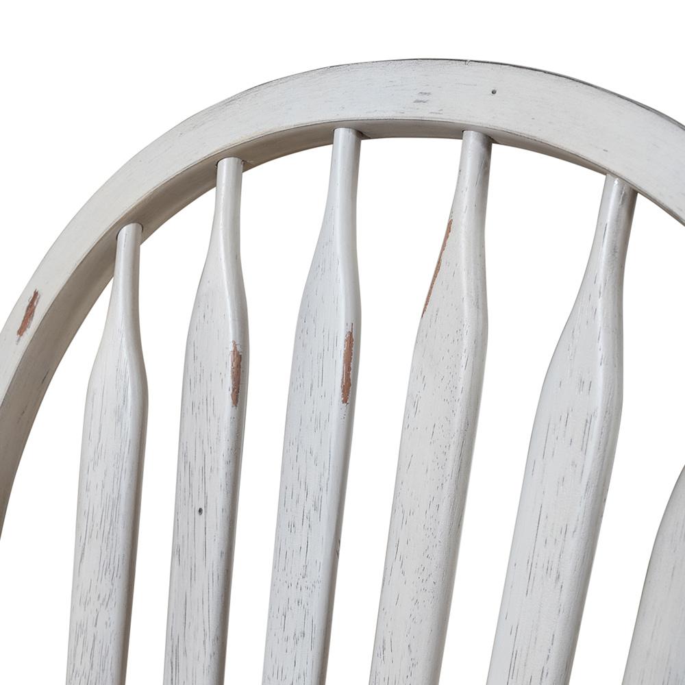 Liberty Furniture - Carolina Crossing Windsor Side Chair- White in White w/ Antique Honey Tops - 186W-C1000S veiw 7