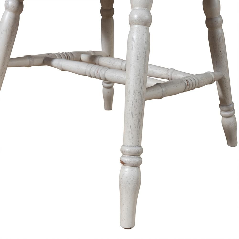 Liberty Furniture - Carolina Crossing Windsor Side Chair- White in White w/ Antique Honey Tops - 186W-C1000S veiw 8