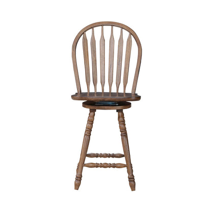 Liberty Furniture - Carolina Crossing Windsor Swivel Counter Chair - Set of 2 - 186-B100324-2PK view 2