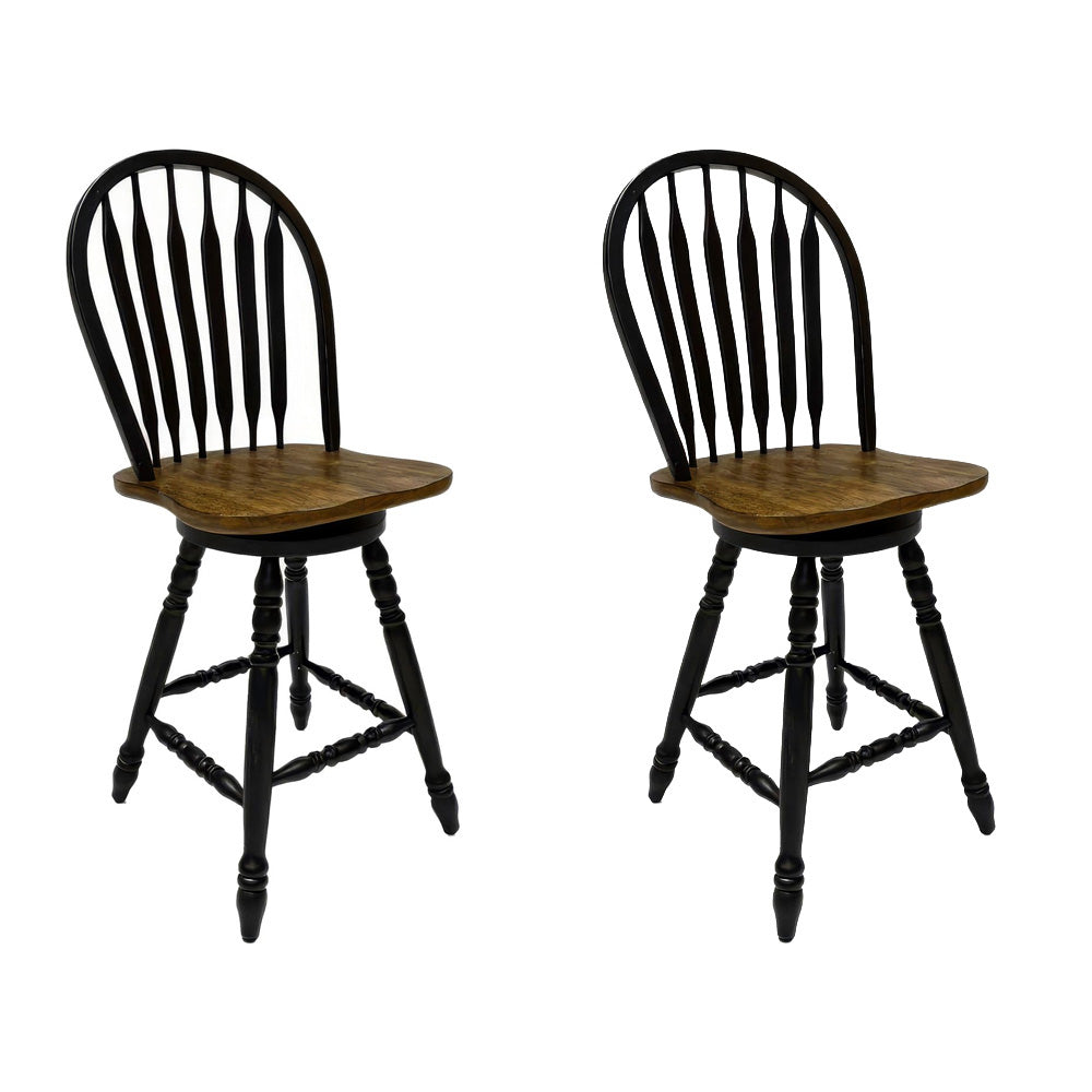 Liberty Furniture - Carolina Crossing Windsor Swivel Counter Chair - Set of 2 - 186B-B100324-2PK view 1
