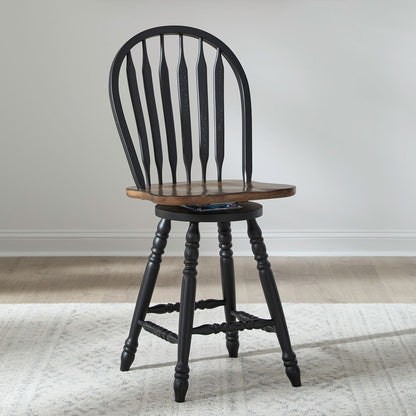 Liberty Furniture - Carolina Crossing Windsor Swivel Counter Chair - Set of 2 - 186B-B100324-2PK view 6