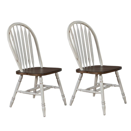 Liberty Furniture - Carolina Crossing - Windsor Swivel Counter Chair - Set of 2 in White - 186W-B100324-2PK view 1