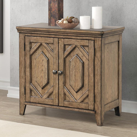 Liberty Furniture - Carolina Park 2 Door Bedside Chest w/ Charging Station in Amber Brown - 930-BR62 veiw 1
