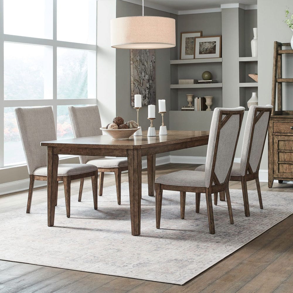 Liberty Furniture - Carolina Park - 5 Piece Rectangular Table Set in Brown - 930-DR-5RLS view 1