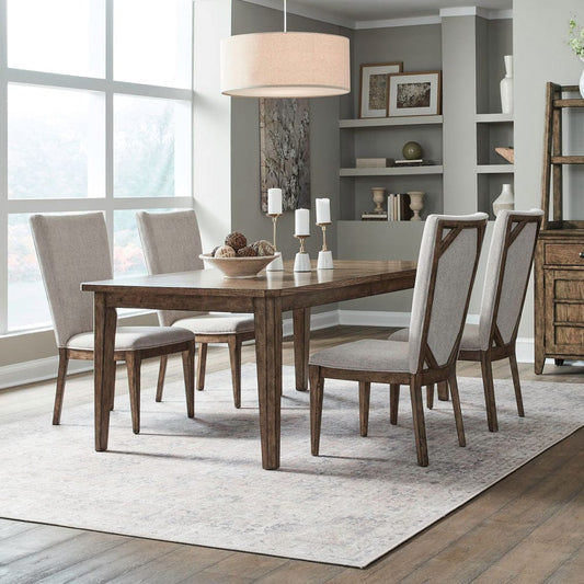 Liberty Furniture - Carolina Park - 5 Piece Rectangular Table Set in Brown - 930-DR-5RLS view 1