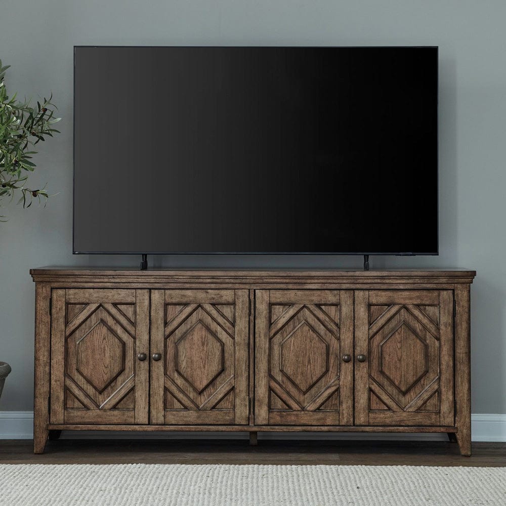 Liberty Furniture - Carolina Park - 78 Inch TV Console in Brown - 930-TV78 view 1
