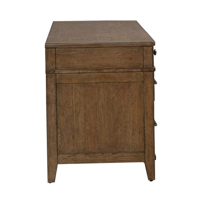 Liberty Furniture - Carolina Park - Jr Executive Credenza in Brown - 930-HO-JEC