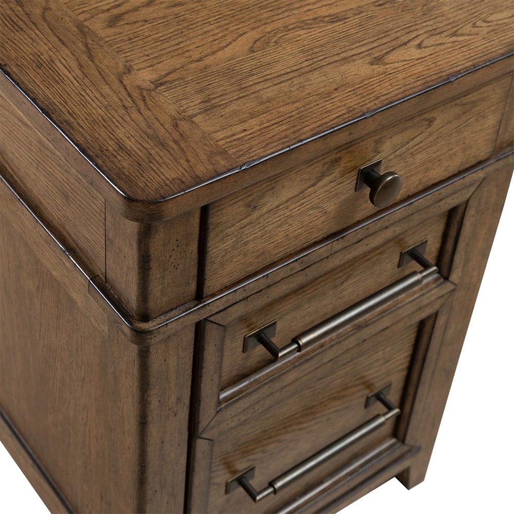 Liberty Furniture - Carolina Park - Jr Executive Credenza in Brown - 930-HO-JEC