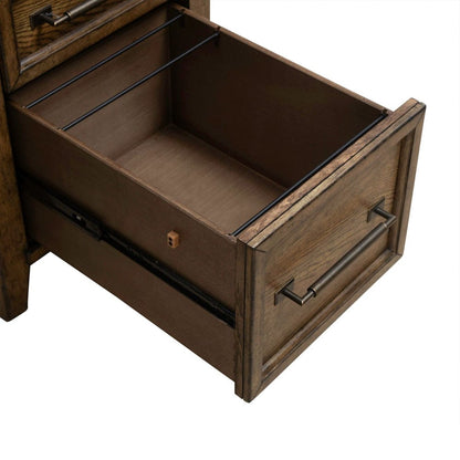 Liberty Furniture - Carolina Park - Jr Executive Credenza in Brown - 930-HO-JEC