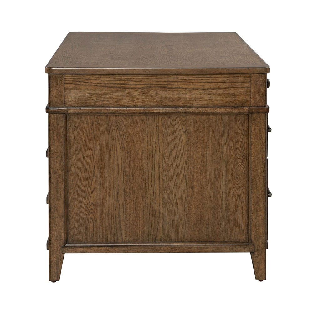 Liberty Furniture - Carolina Park - Jr Executive Desk in Brown - 930-HO-JED view 2