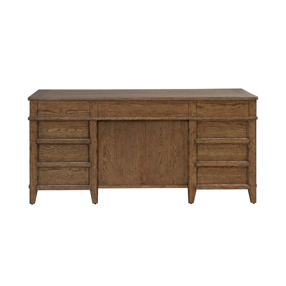 Liberty Furniture - Carolina Park - Jr Executive Desk in Brown - 930-HO-JED view 3