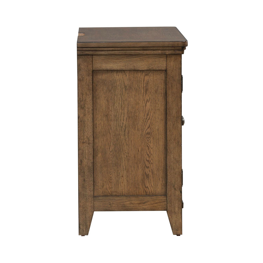 Liberty Furniture - Carolina Park King Panel Bed, 2 Bedside Chests - 930-BR-KPB2BSC view 8