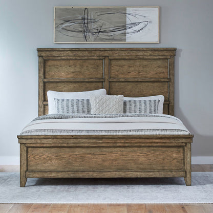 Liberty Furniture - Carolina Park King Panel Bed, 2 Bedside Chests - 930-BR-KPB2BSC view 12
