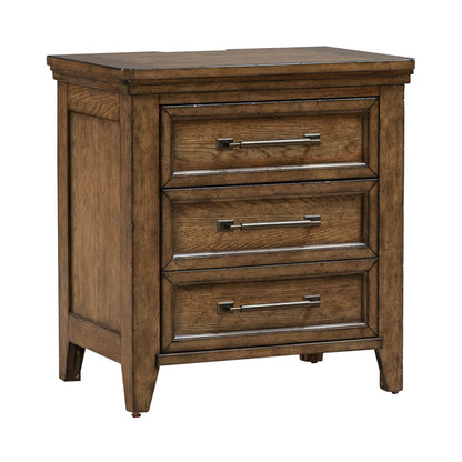 Liberty Furniture - Carolina Park King Panel Bed, 2 Night Stands - 930-BR-KPB2NS view 8