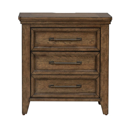 Liberty Furniture - Carolina Park King Panel Bed, 2 Night Stands - 930-BR-KPB2NS view 9