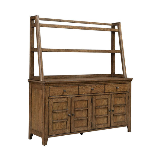 Liberty Furniture - Carolina Park - Server & Hutch in Brown - 930-DR-SH view 2