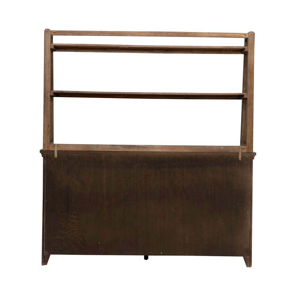 Liberty Furniture - Carolina Park - Server & Hutch in Brown - 930-DR-SH view 5