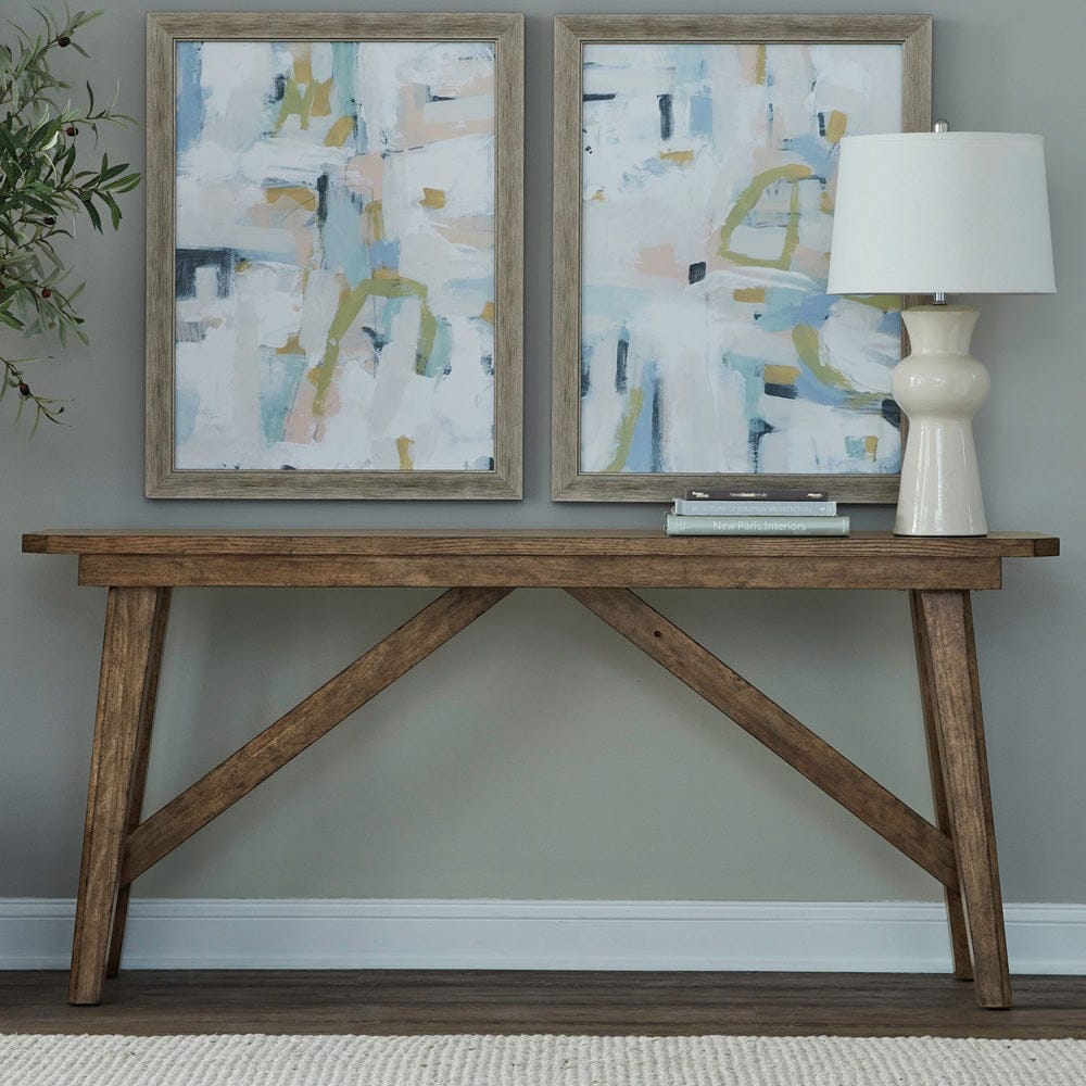Liberty Furniture - Carolina Park - Sofa Table in Brown - 930-OT1030 view 1