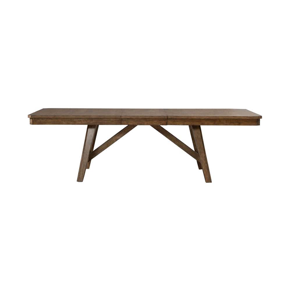 Liberty Furniture - Carolina Park - Trestle Table Set in Brown - 930-DR-TRS view 4