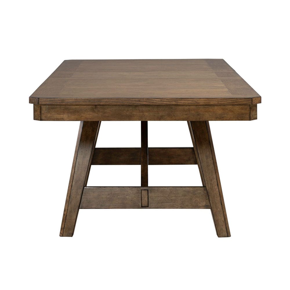 Liberty Furniture - Carolina Park - Trestle Table Set in Brown - 930-DR-TRS view 5