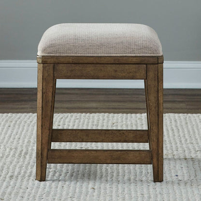 Liberty Furniture - Carolina Park - Uph Console Stool in Brown - 930-OT9001 view 1