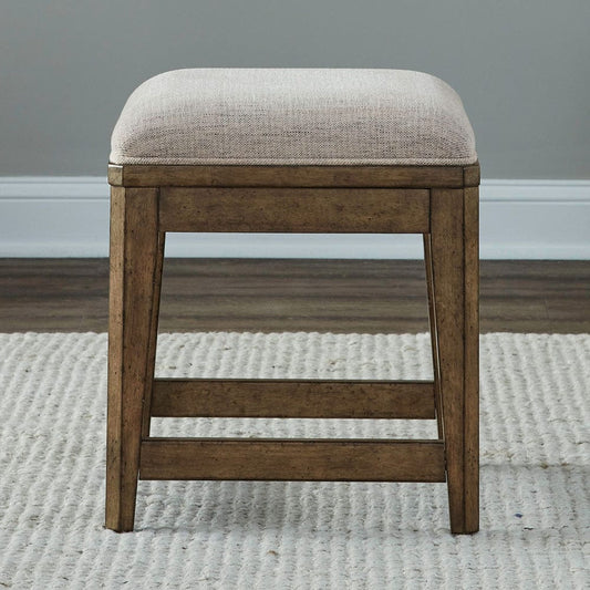 Liberty Furniture - Carolina Park - Uph Console Stool in Brown - 930-OT9001 view 1