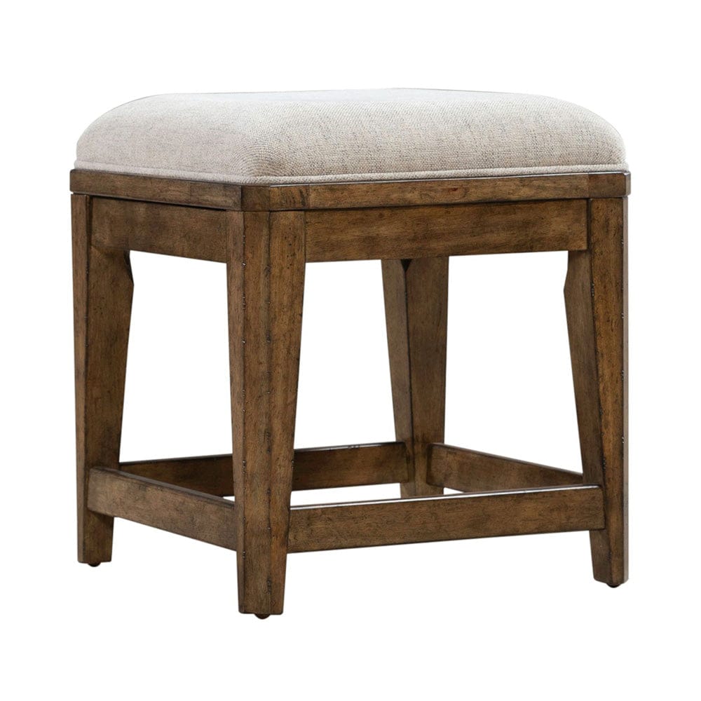 Liberty Furniture - Carolina Park - Uph Console Stool in Brown - 930-OT9001 view 2